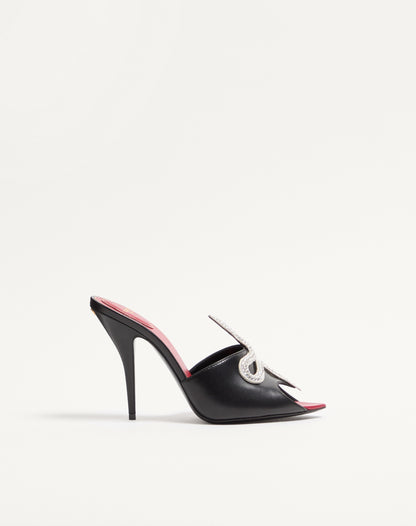 Coeur Vipère Kidskin Slide Sandal 105mm