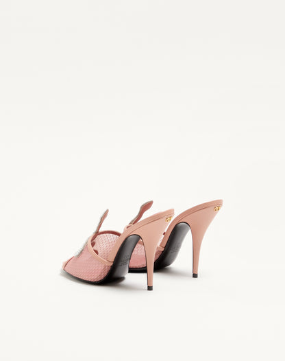 Coeur Vipère Mesh Slide Sandal 105mm