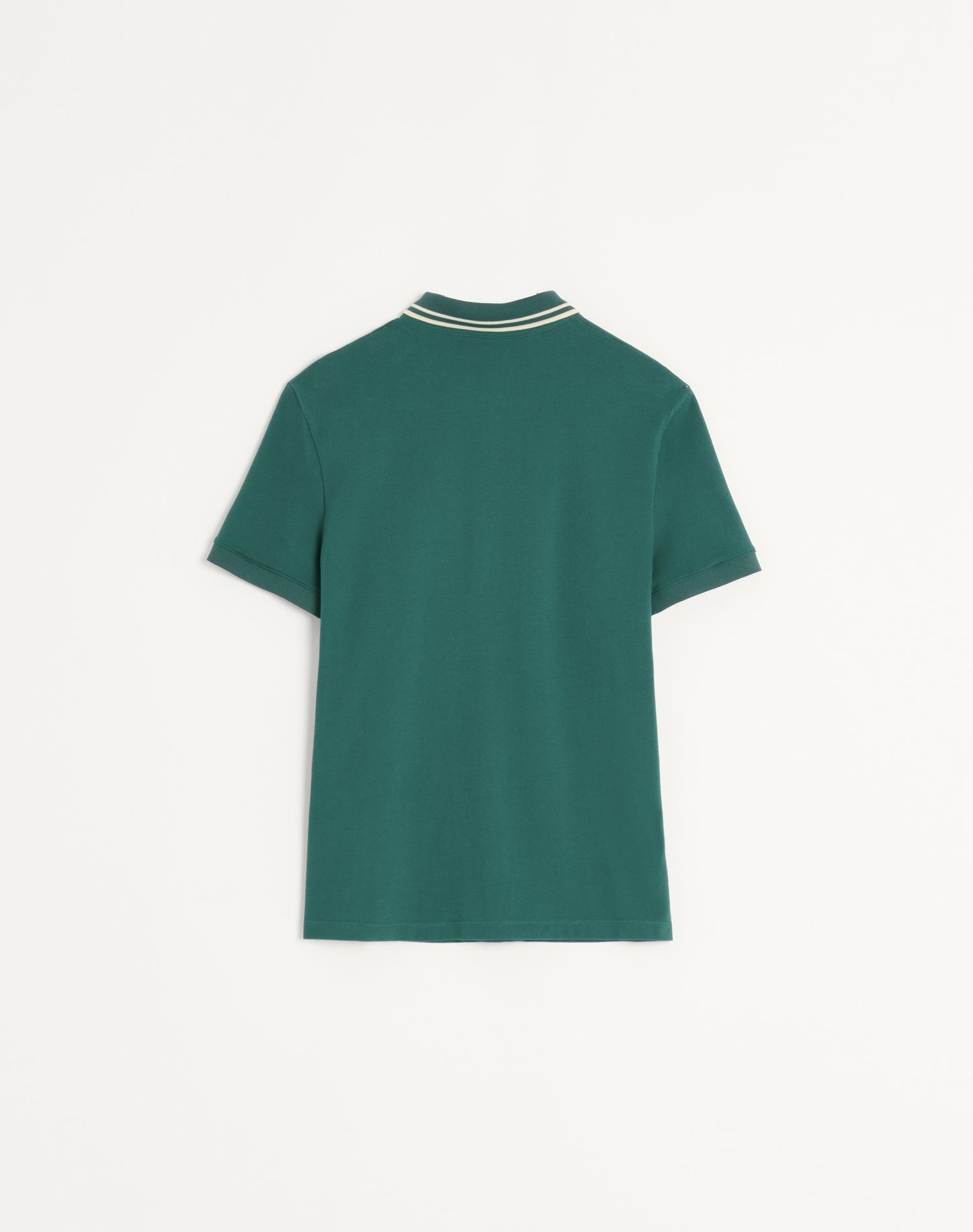 Cotton Piqué Polo Shirt With Vlogo Patch
