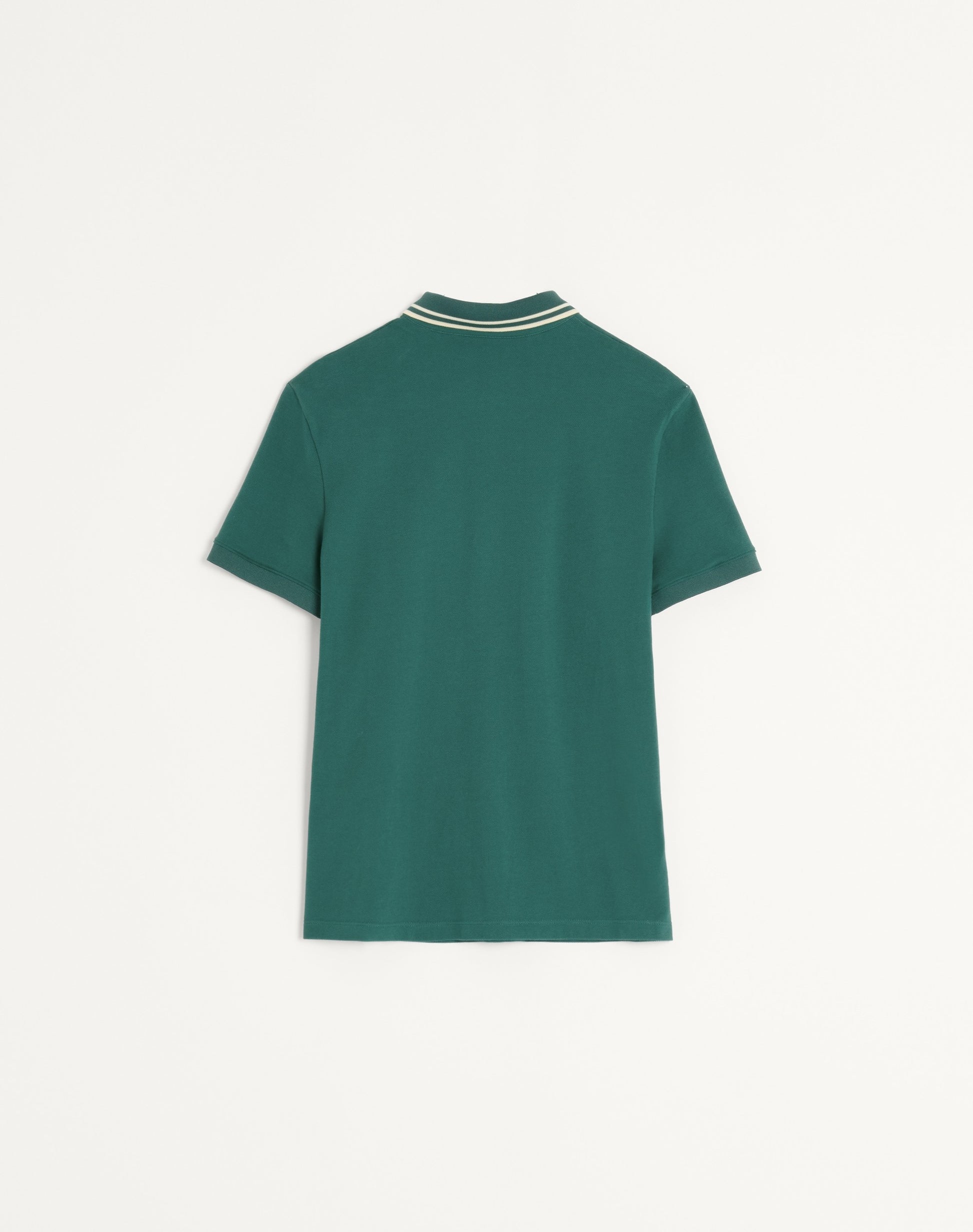 Cotton Piqué Polo Shirt With Vlogo Patch