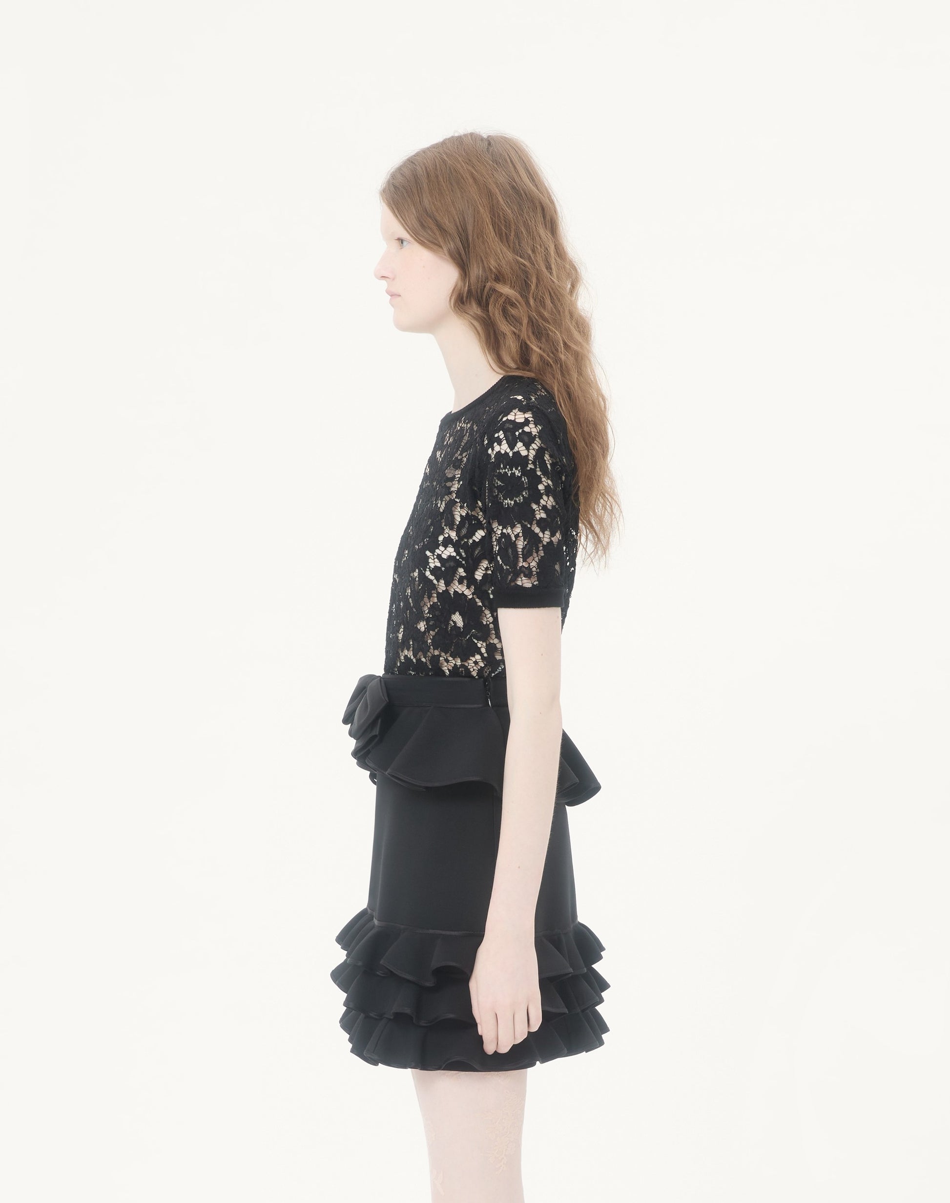 Cotton And Lace Top