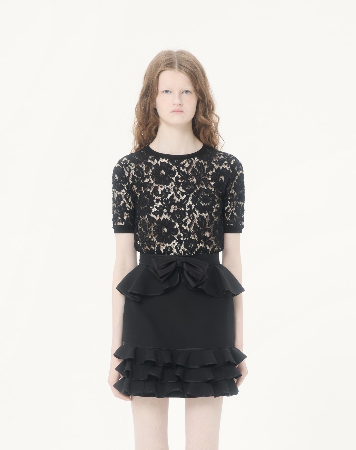 Cotton And Lace Top