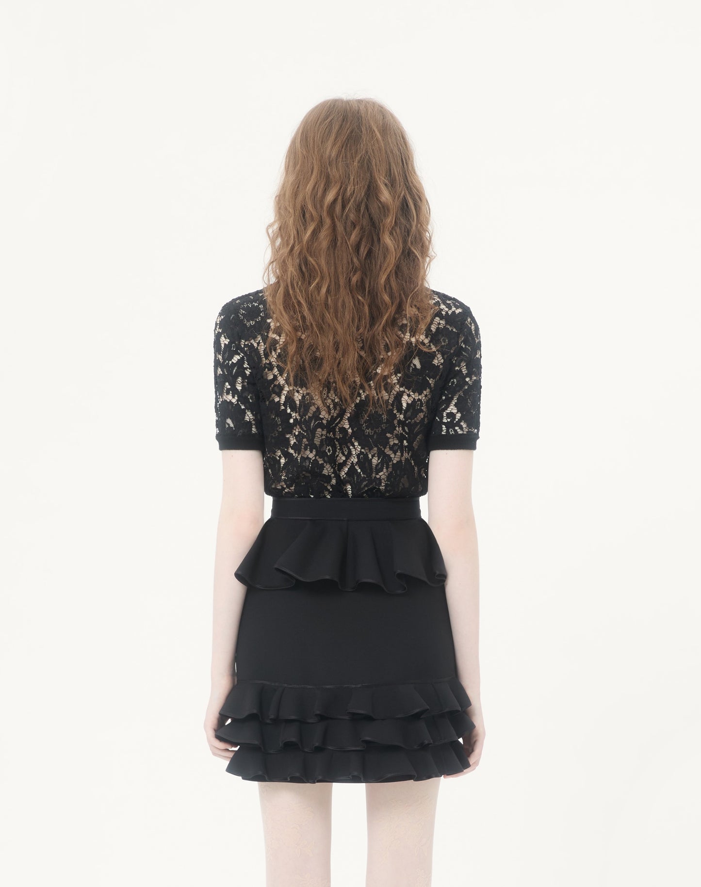 Cotton And Lace Top