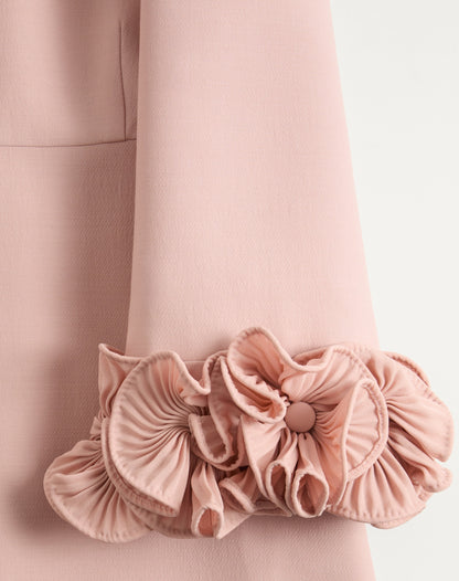 Crepe Couture Midi Dress
