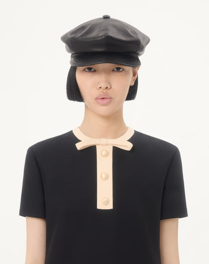 Crepe Couture Short Dress