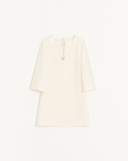 Crepe Couture Short Dress
