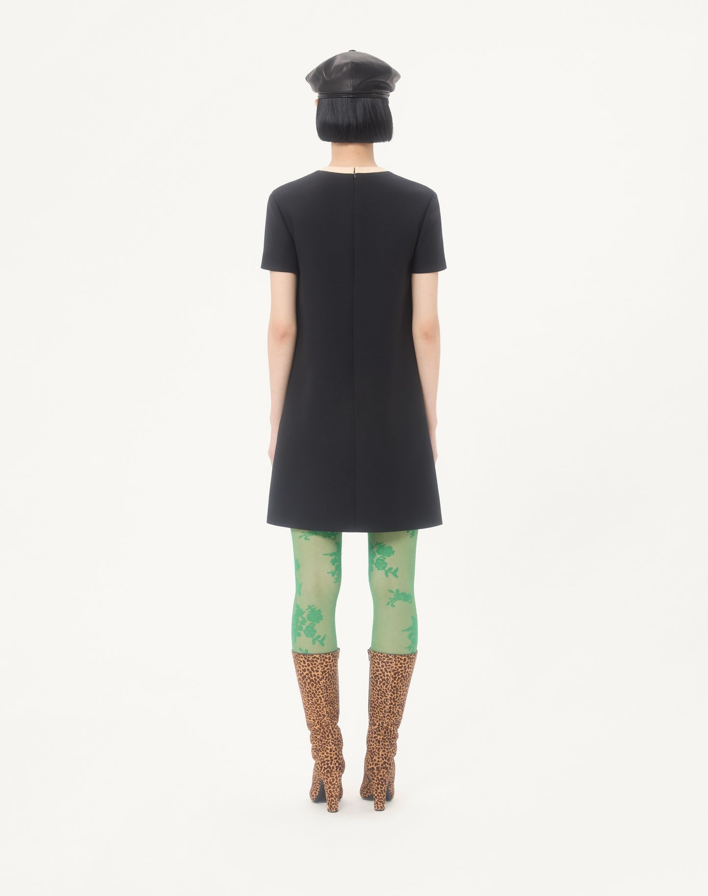 Crepe Couture Short Dress