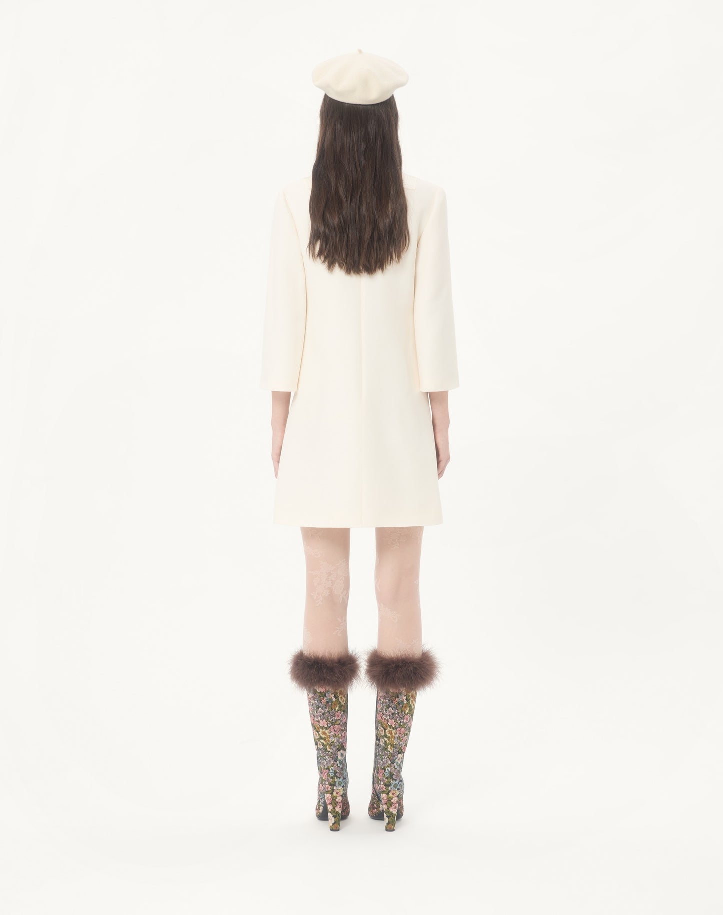 Crepe Couture Short Dress