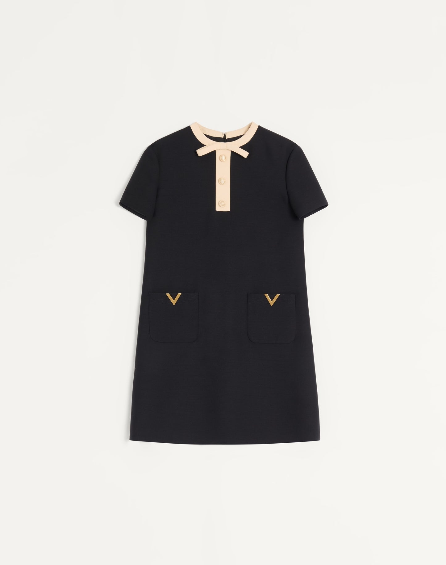 Crepe Couture Short Dress