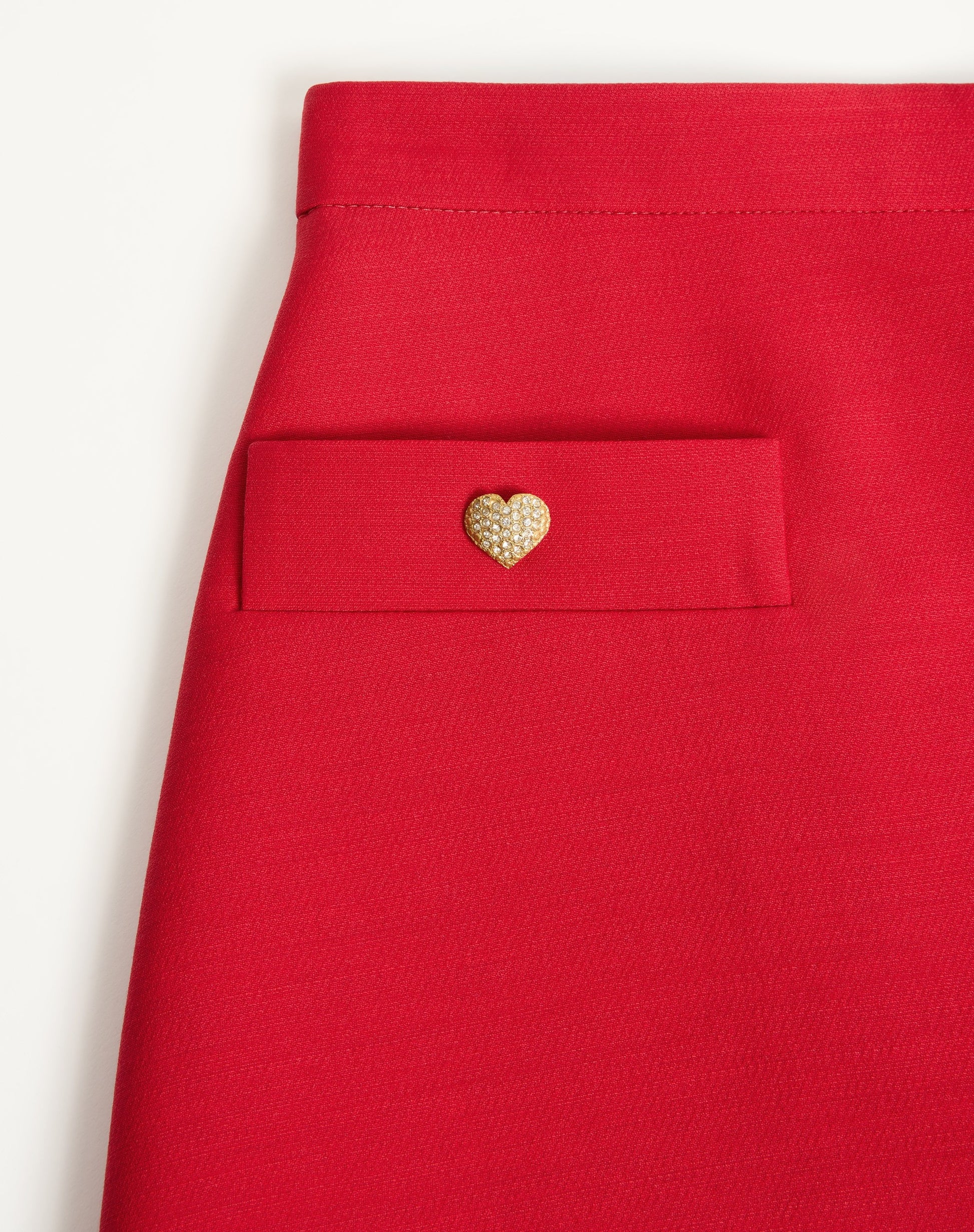 Crepe Couture Short Skirt