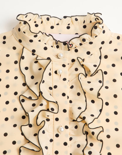 Crepe De Chine Shirt With Plusdepois Print