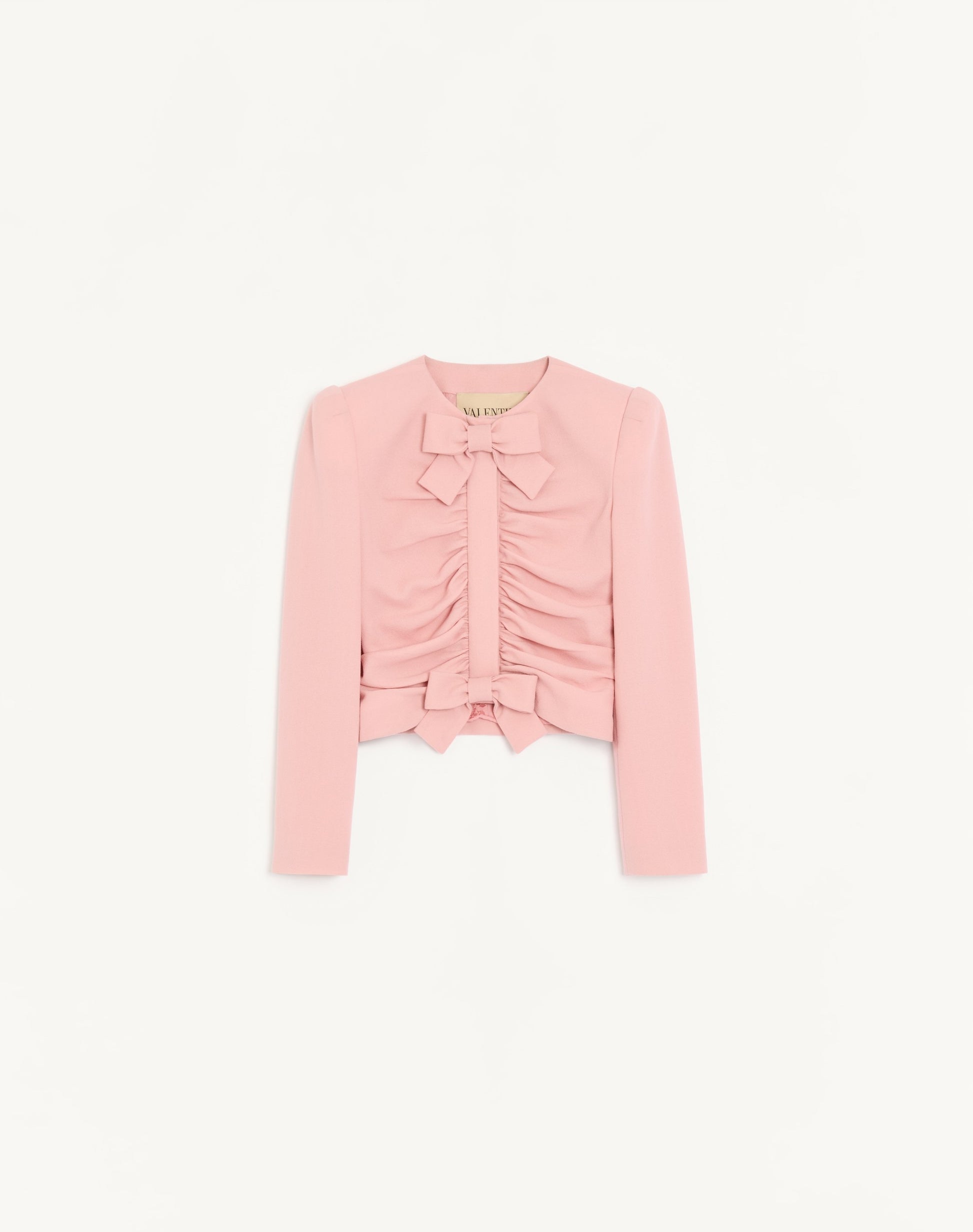 Cropped Jacket In Crispy Light Wool