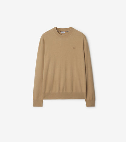 Cashmere Blend Sweater in Scorched brown