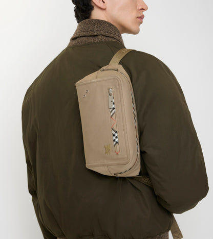 Storm Belt Bag in Taupe beige