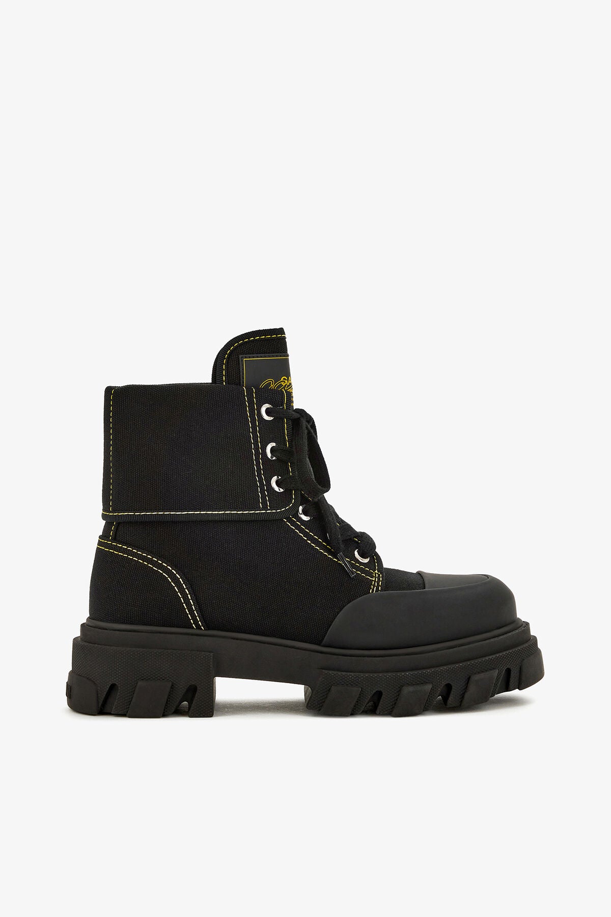 Trail Boots in Black Canvas