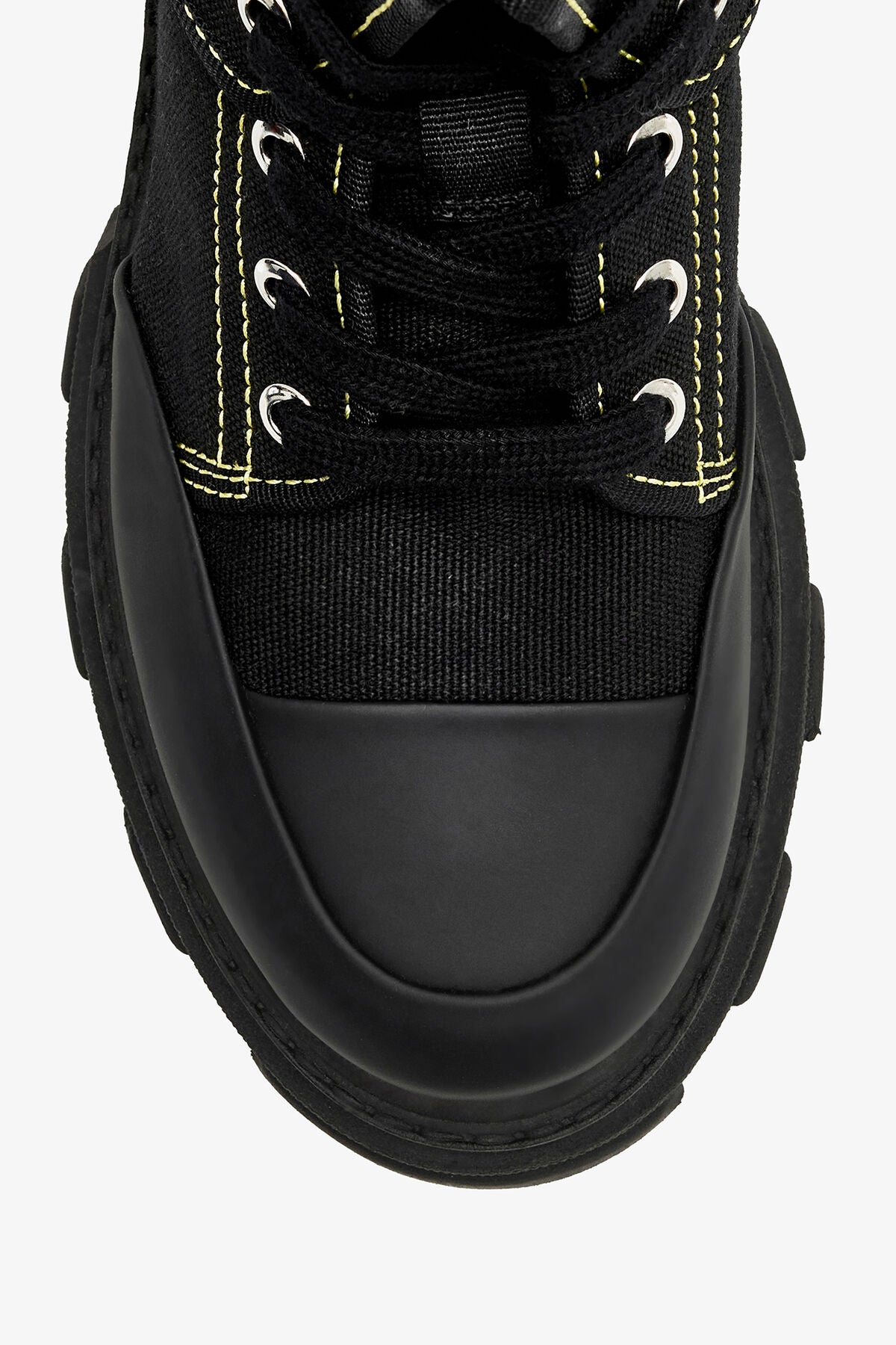 Trail Boots in Black Canvas