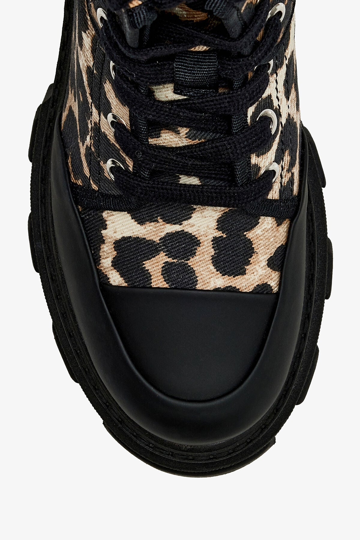 Trail Boots in Leopard Denim
