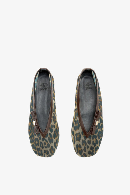Jenny Ballerina in Leopard Mesh