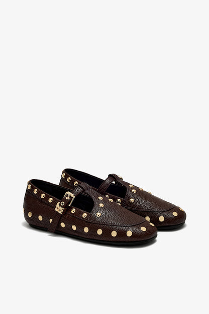 Mary Jenny Moccasins in Brown
