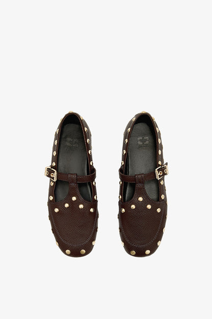 Mary Jenny Moccasins in Brown
