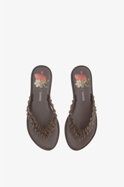 Melissa Flip Flop in Brown