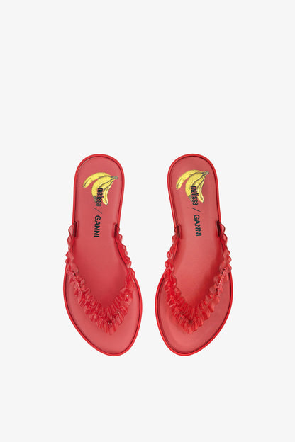 Melissa Flip Flop in Red