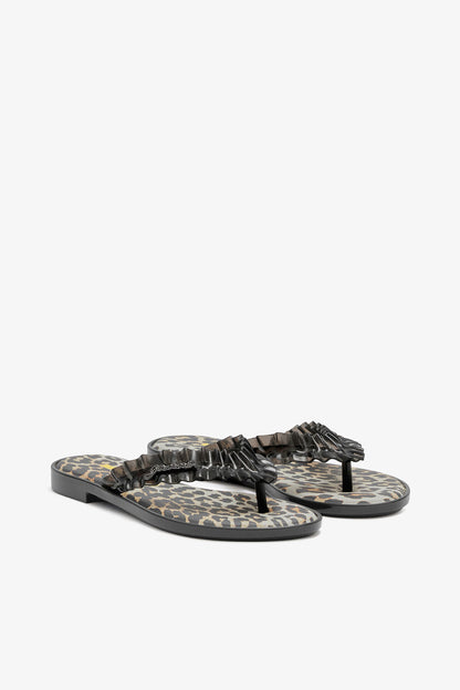 Melissa Flip Flop in Leopard
