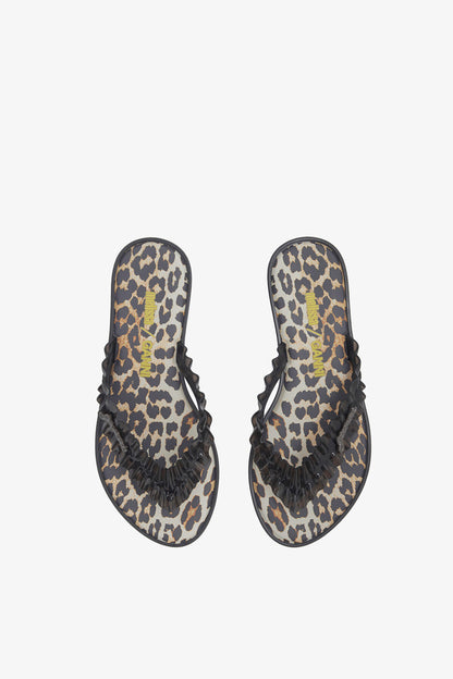 Melissa Flip Flop in Leopard