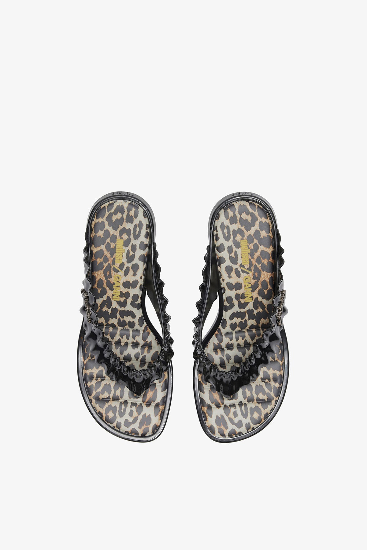 Melissa Thong Kitten Heel in Leopard