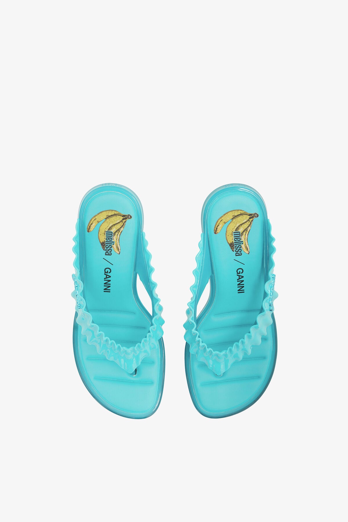 Melissa Thong Kitten Heel in Blue