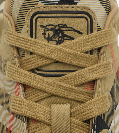 Check Set Sneakers in Sand beige
