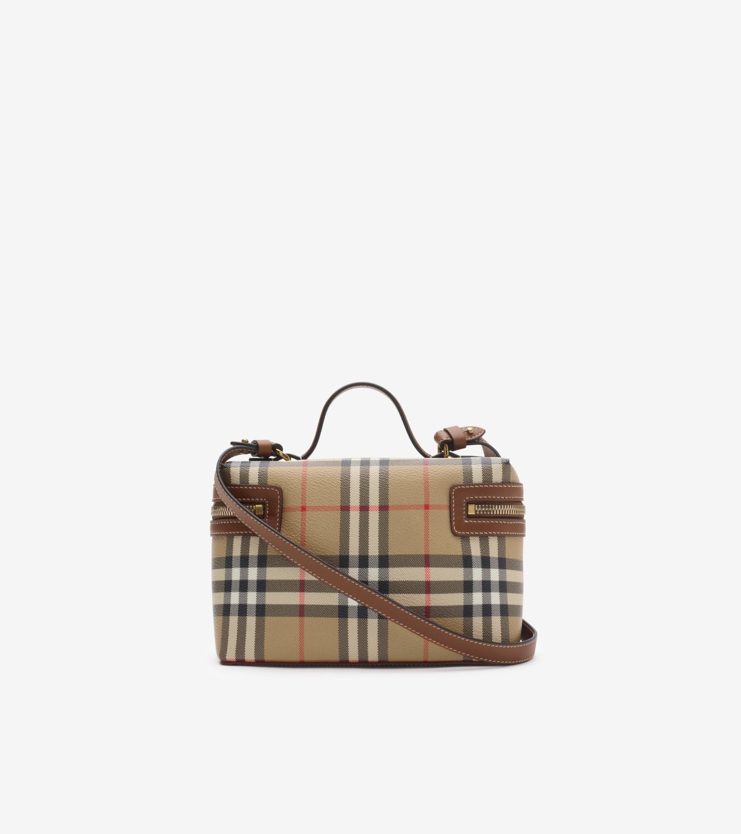 Check Vanity Bag in Archive beige/briar brown