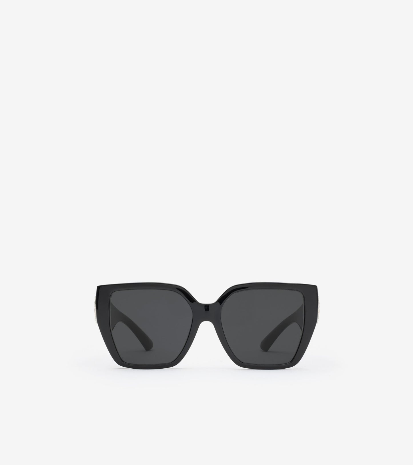 Crystal EKD Square Sunglasses in Black