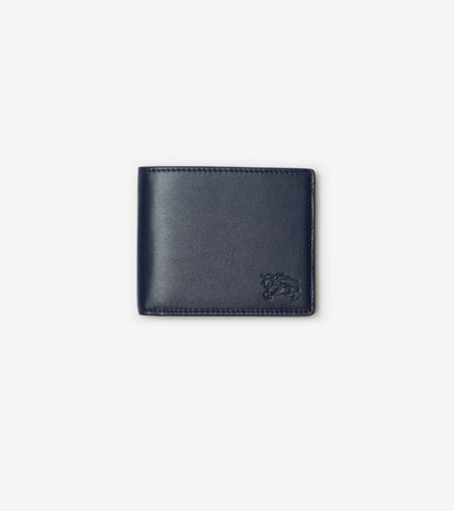 Pop Check Bifold Wallet in Sand beige