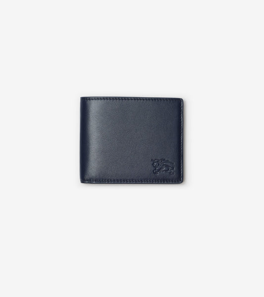 Pop Check Bifold Wallet in Midnight blue