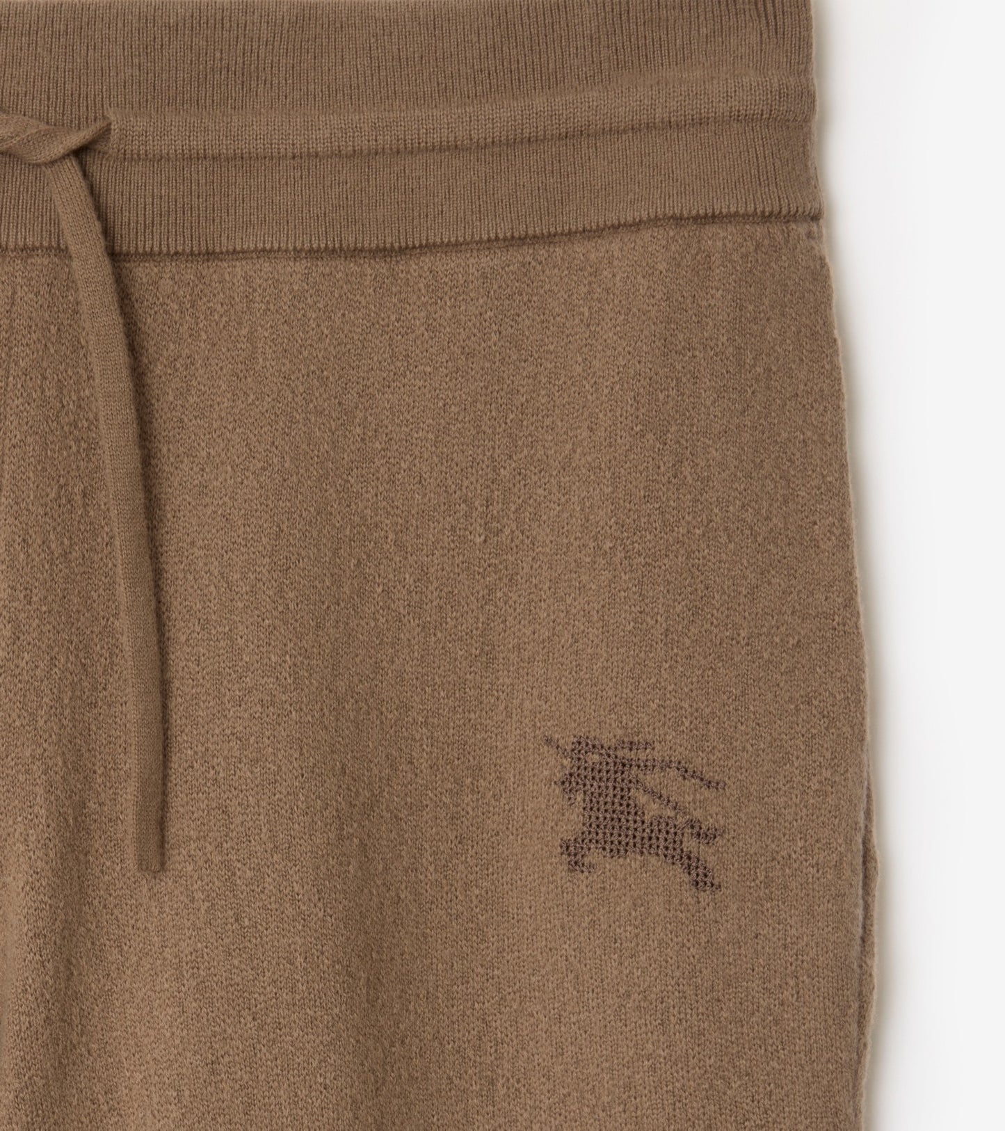 Wool Blend Track Pants in Camel