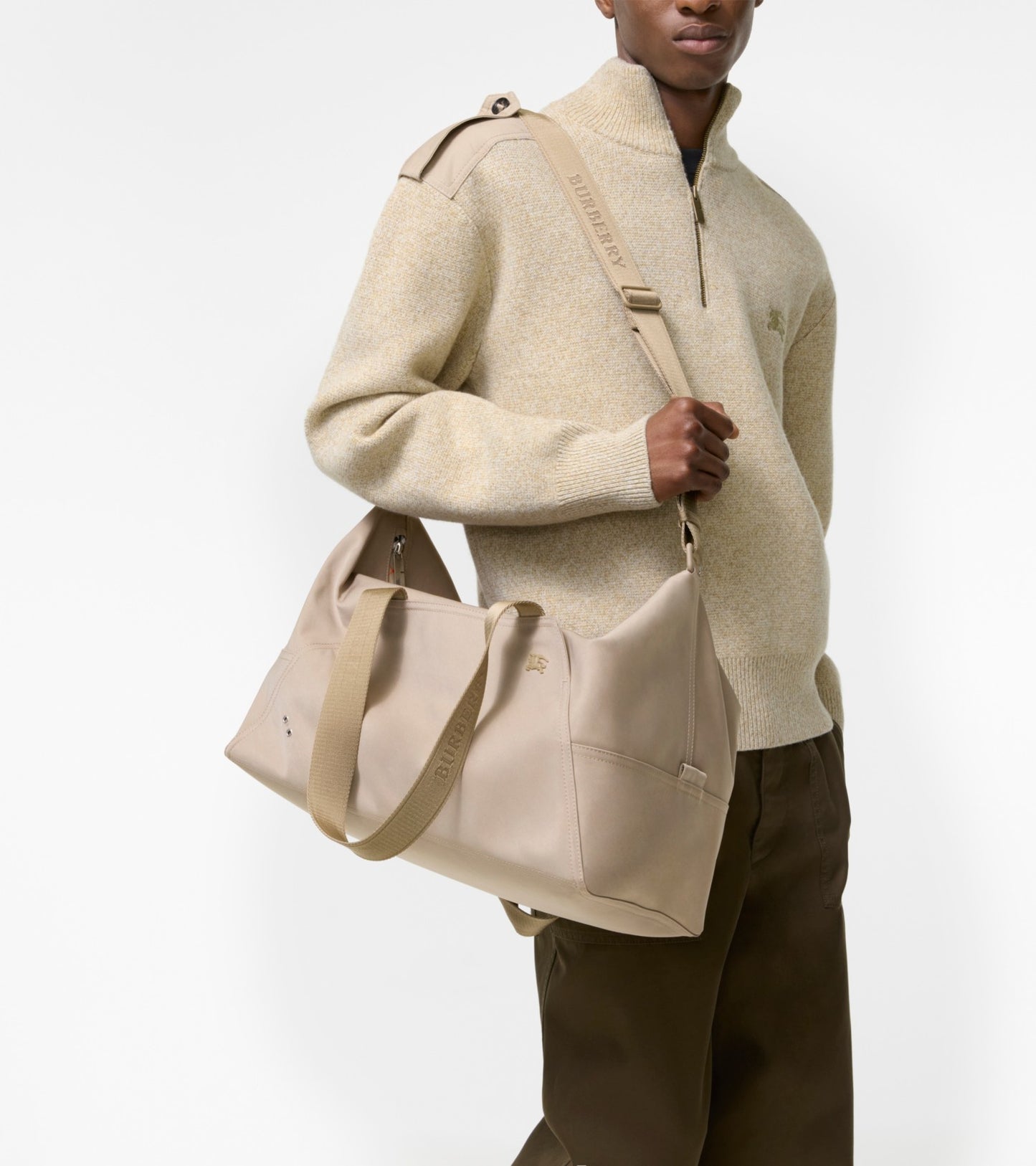 Storm Weekender Bag in Taupe beige