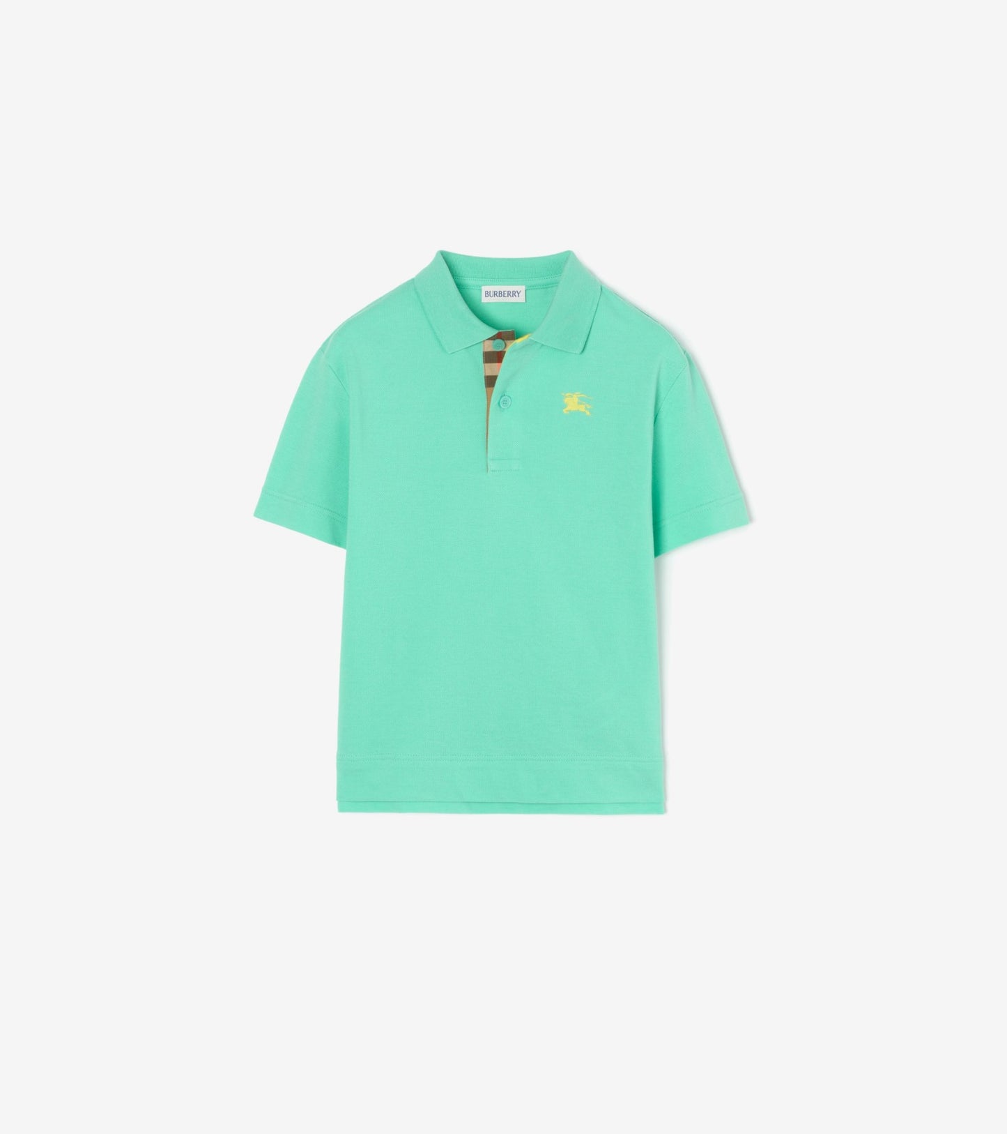 Cotton Piqué Polo Shirt in White