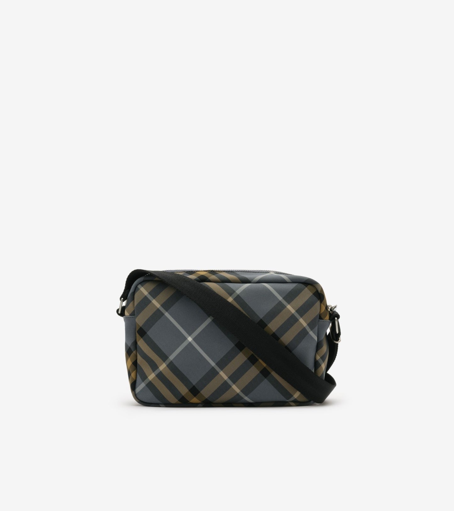 Small Check Crossbody Bag in Wave blue