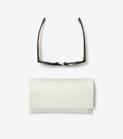 EKD Cat-eye Sunglasses in Dark havana
