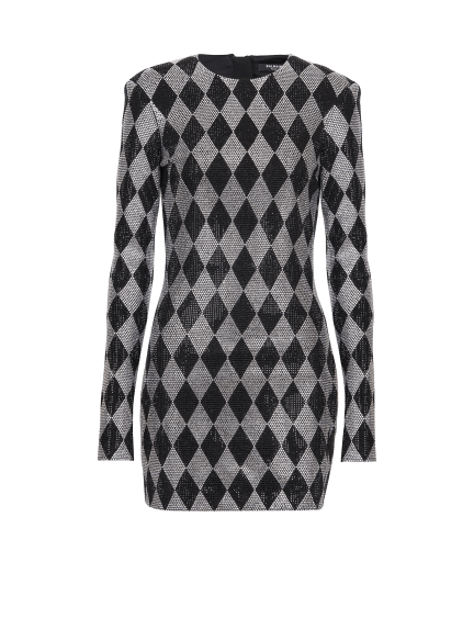 Short Diamond rhinestone dress