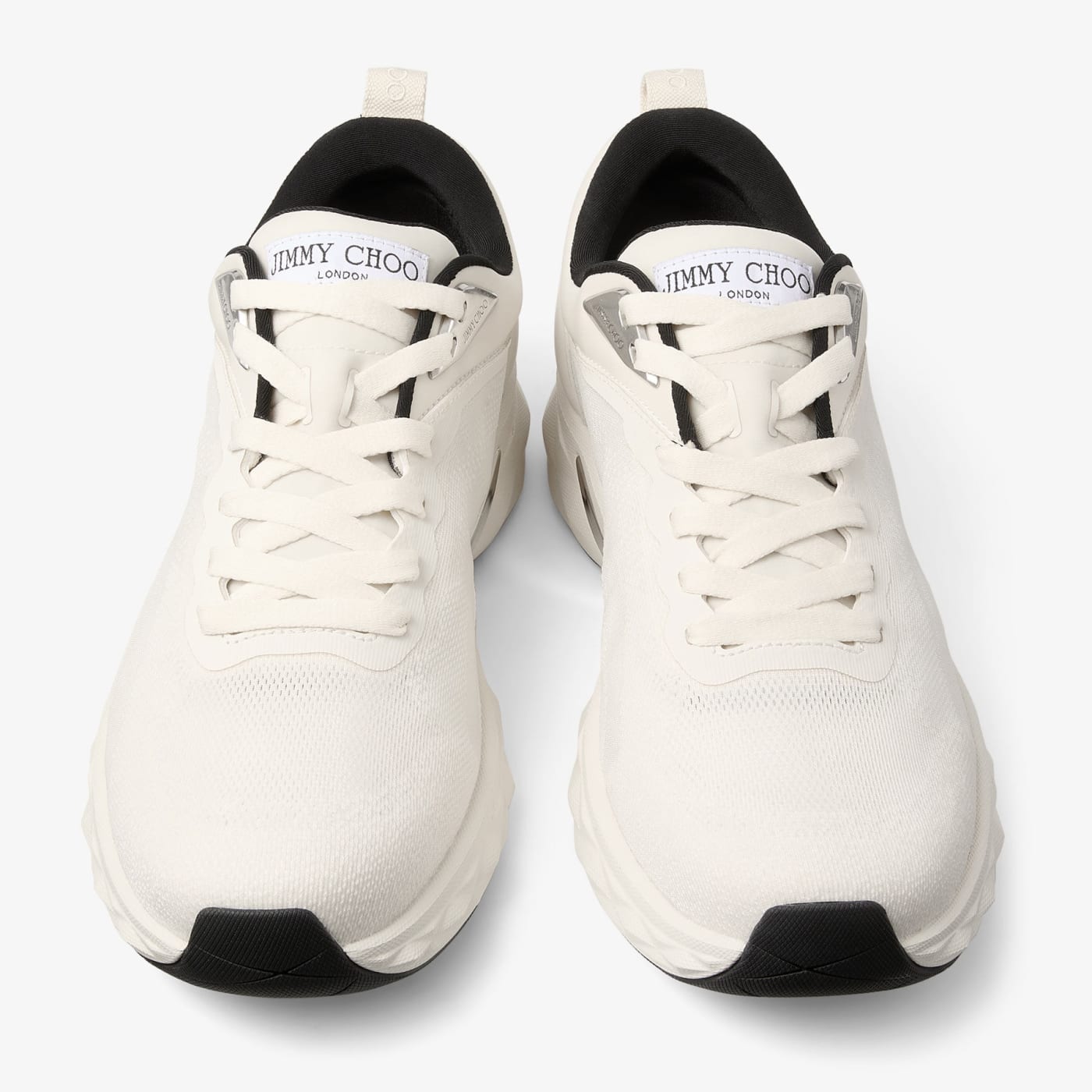 Diamond Run M Latte and Black Knit Jacquard Mix Trainers
