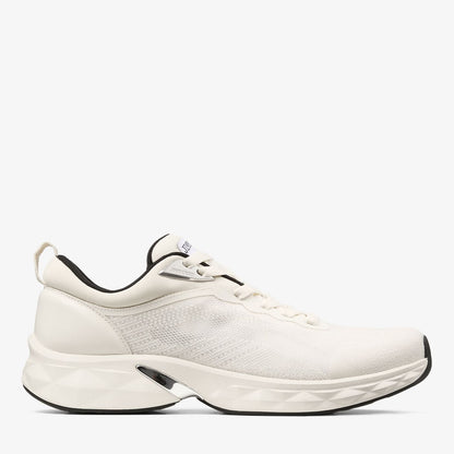 Diamond Run M Latte and Black Knit Jacquard Mix Trainers