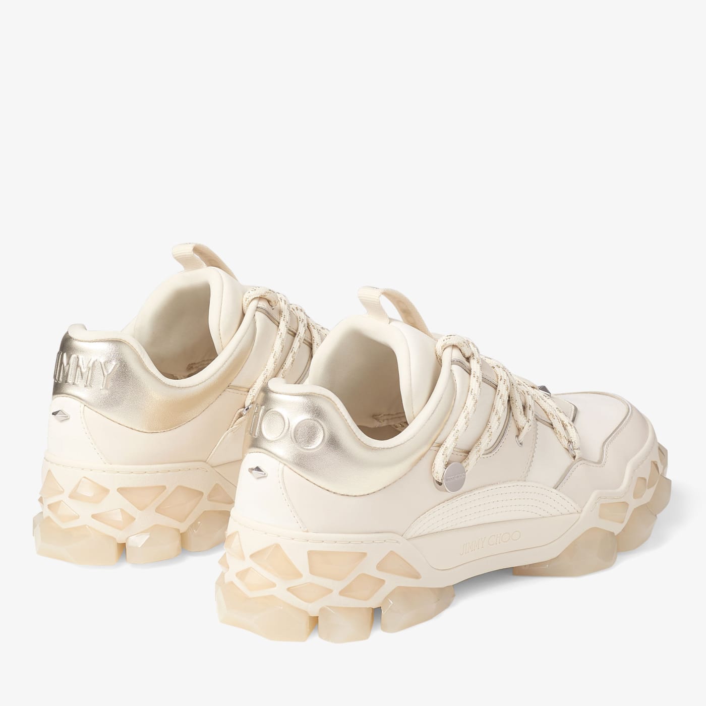 Diamond X II M Latte Leather Trainers