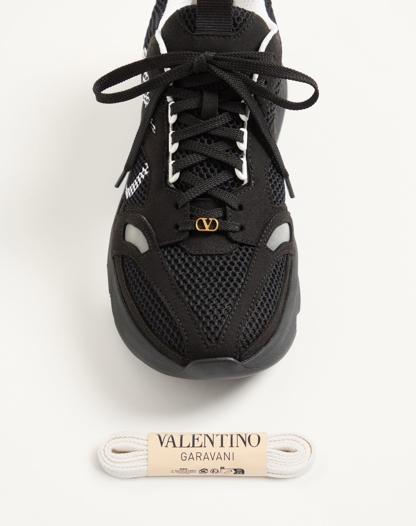 Demivee Trainer In Mesh Fabric With Suede Inserts