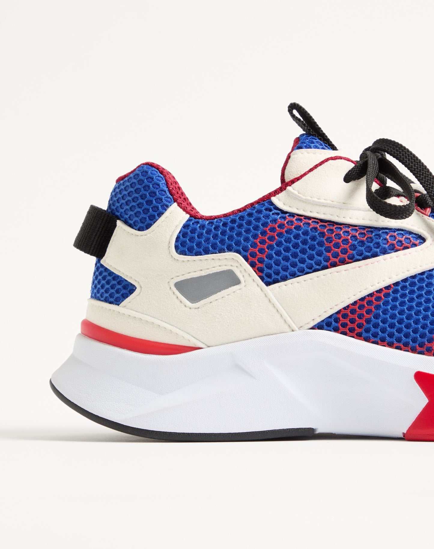 Demivee Trainer In Mesh Fabric With Suede Inserts