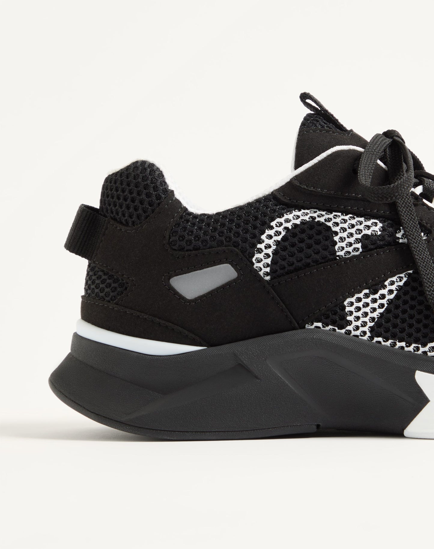 Demivee Trainer In Mesh Fabric With Suede Inserts