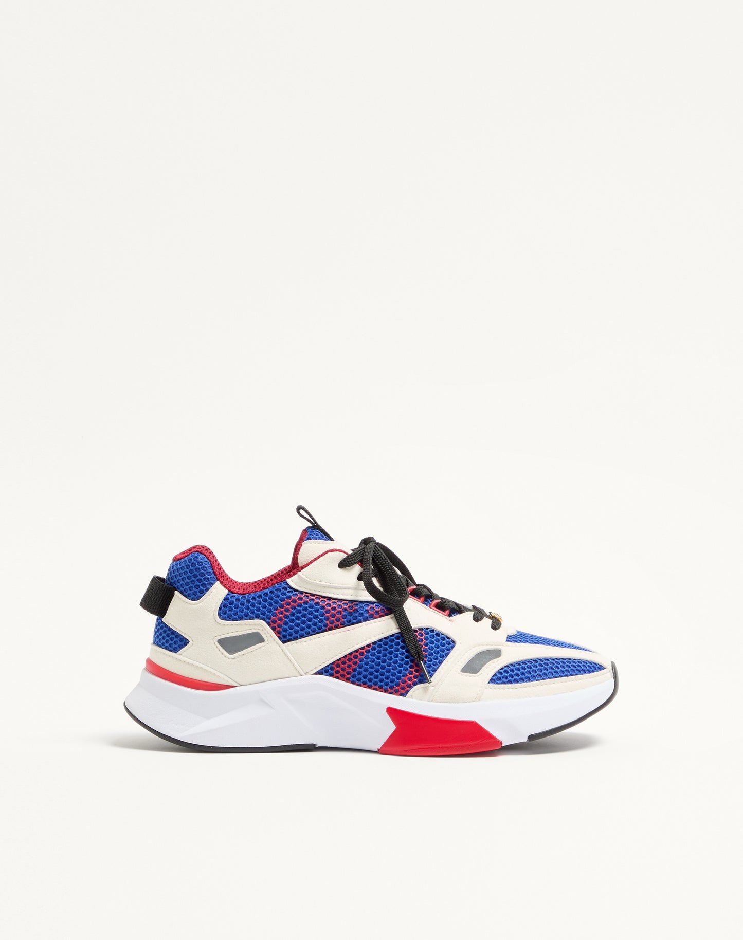 Demivee Trainer In Mesh Fabric With Suede Inserts