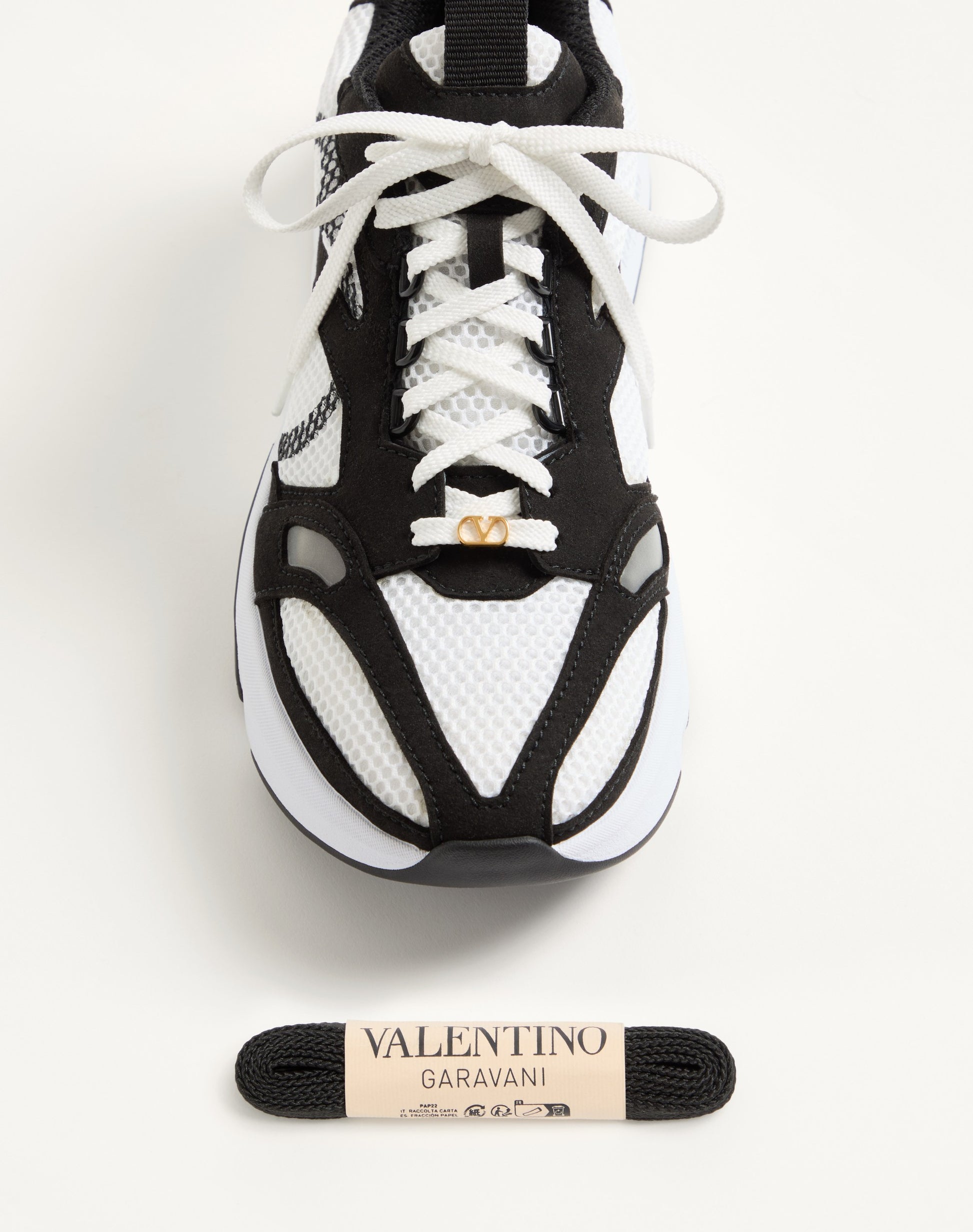 Demivee Trainer In Mesh Fabric With Suede Inserts