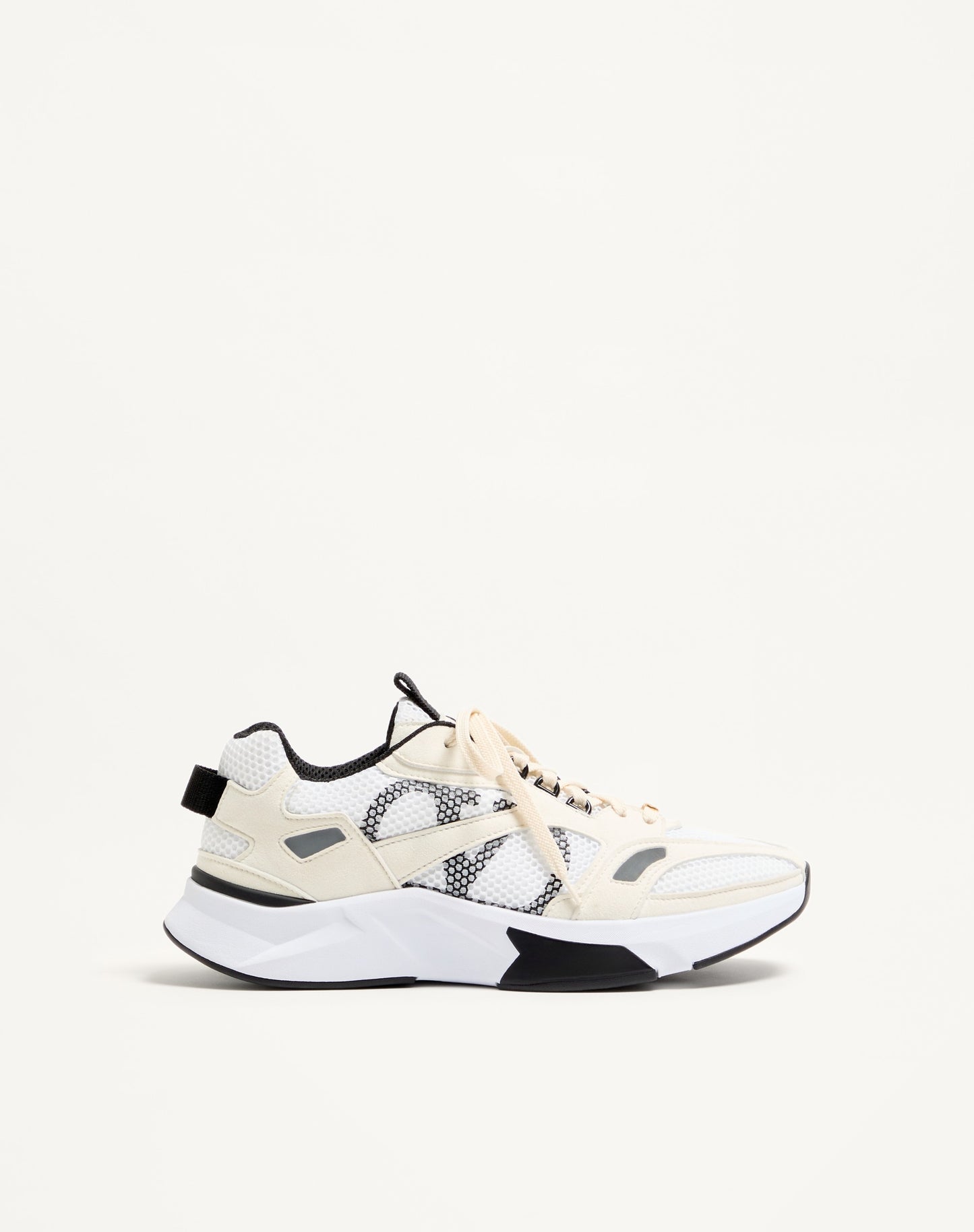 Demivee Trainer In Mesh Fabric With Suede Inserts